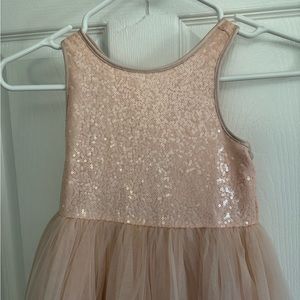 Girls dresses size 6 and 8 rose pink color with high low skirt